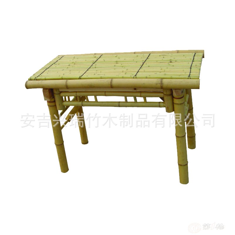 安吉专业生产订制各种天然竹桌子竹餐桌竹咖啡桌