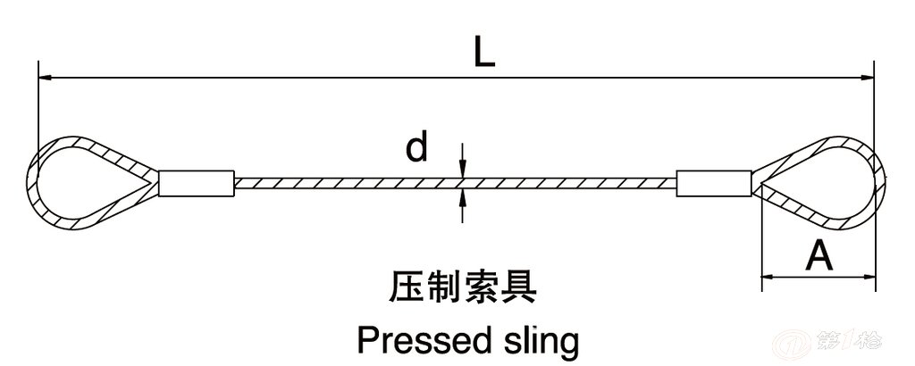 钢丝绳插编索具 压胶插编 无油插编 合金浇注 吕套压制