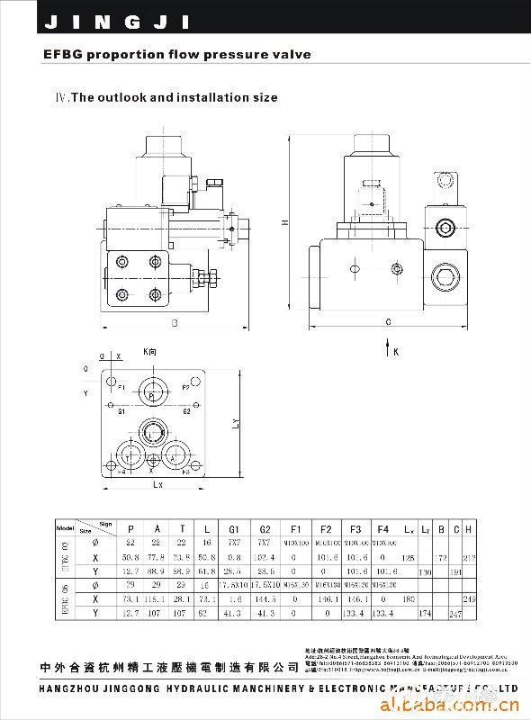 液压比例阀 示意图分享展示