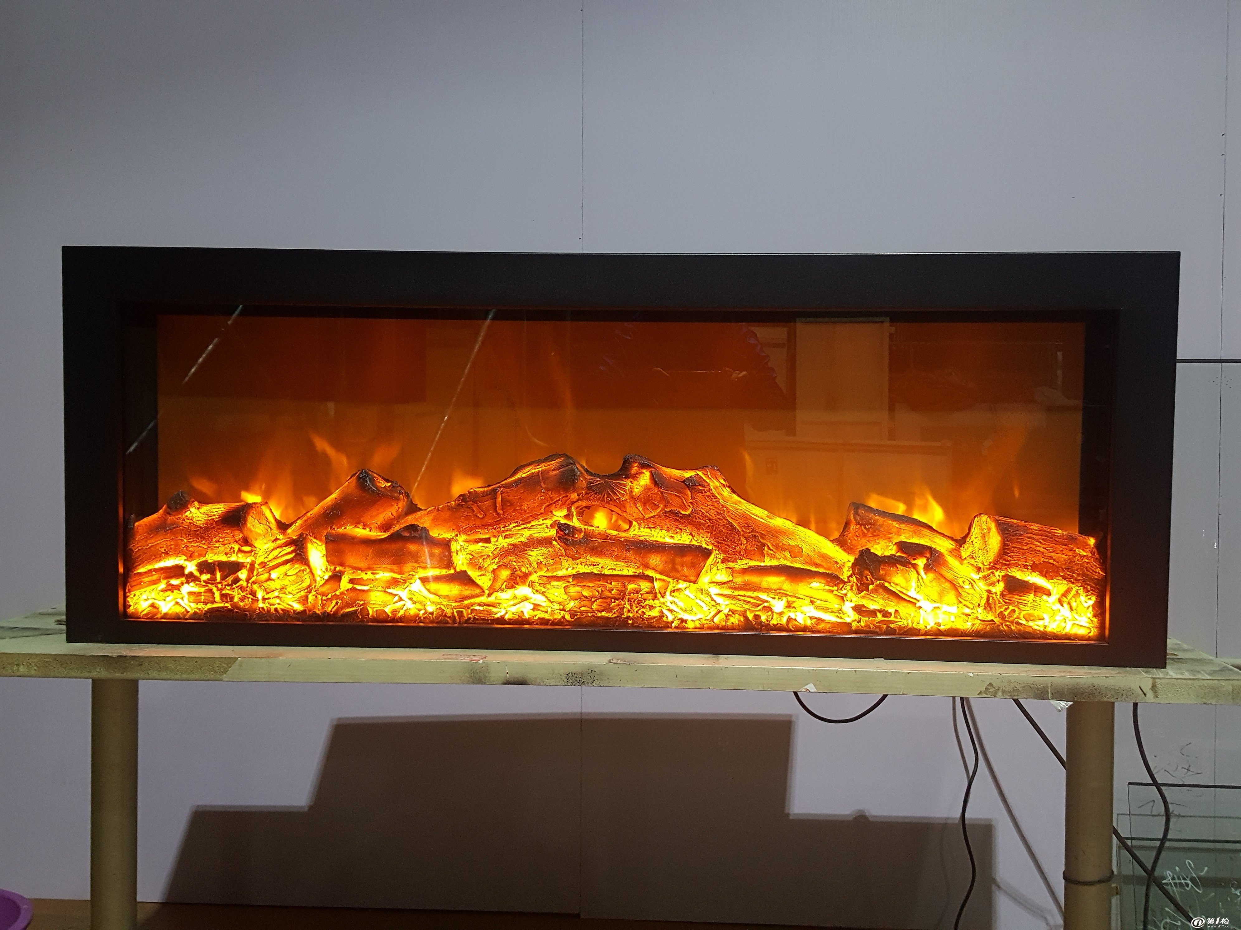伏尔甘厂家直销 假火火焰电壁炉 高亮度 不锈钢 假木材壁炉