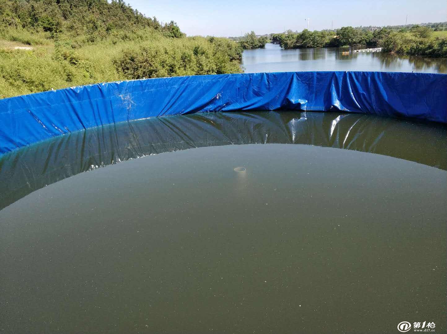 大规模养虾池 大水池养殖鱼虾 帆布养殖池 水池排污方便