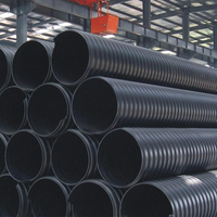 原材料HDPE钢带增强管