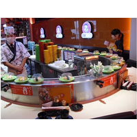 上海回转寿司设备 上海寿司传送带 上海寿司线价格
