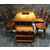 实木碳化木复古八边角桌圆方形*火锅底桌椅连锁餐饮家具定制缩略图4