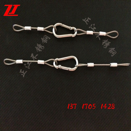 SUS316不锈钢钢丝绳加工 彩色包胶钢丝绳 微细钢丝绳