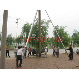 厂家生产8米10米12米15米18米线杆三脚架立杆机起杆器