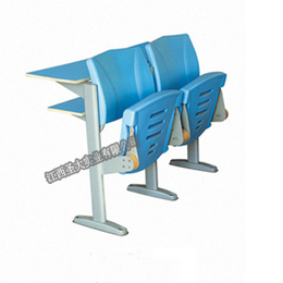 学校排椅 中空吹塑自动翻板课桌椅 会议阶梯椅缩略图