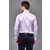 拉雅网-浅紫色提花纯棉领尖扣衬衫订做-男式衬衫定制缩略图3