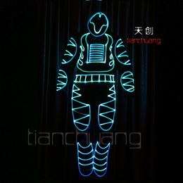 厂家直销 led光纤发光线连体舞台发光演出服饰缩略图