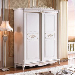 江西欧式古典板式家具 大容纳衣柜