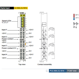 EL1804-德国倍福beckhoff端子模块-EL1814