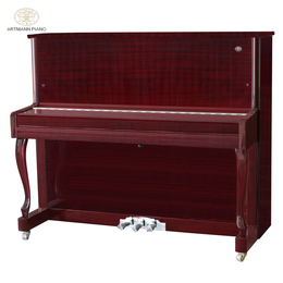  上海雅特曼钢琴UP-123A2红木色亮光88键立式钢琴缩略图