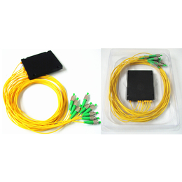 电信级SC接口PLC盒式1分8光纤分路器PLC分光器