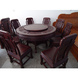 西安仿古家具 餐桌餐椅 红木餐桌椅 实木餐桌椅 仿古餐桌椅供