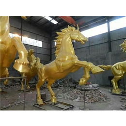 房地产纯铜马雕塑定制_吉林房地产纯铜马雕塑_恒保发铸造铜马