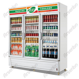 广东冷柜厂家供应三门立式展示冷柜 商用饮料展示冰箱
