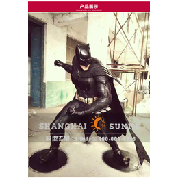 模型*上海升美玻璃钢雕塑厂家蝙蝠侠雕塑定制美陈雕塑定制