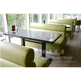 益田甜品奶茶店中式板式餐桌椅 咖啡厅复古西餐厅餐桌椅组合