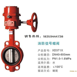 球铁沟槽信号蝶阀  安耐特消防装备 器材厂家*