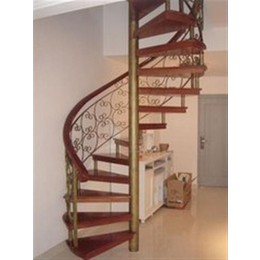 逸步楼梯(图)、钢结构楼梯焊接、神农架钢结构楼梯
