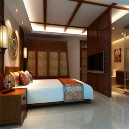 红木设计卧室装潢  设计案例