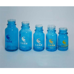 蓝色精油瓶_广州精油瓶_长青玻璃厂(查看)
