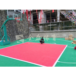 全众体育悬浮式拼装地板 篮球场运动悬浮地板  悬浮地垫