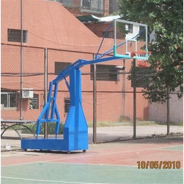 广西埋地式篮球架|红太阳体育|单臂式地埋式篮球架租赁