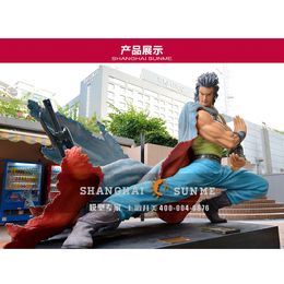 模型*上海升美玻璃钢雕塑厂家香港漫画人物雕塑定制美陈定制