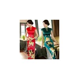 17年夏真丝中国风旗袍   女人的优雅与魅力