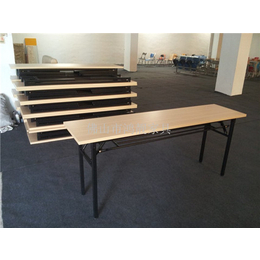 折叠桌生产厂家 折叠会议桌 折叠台架 条形展会桌 广告桌