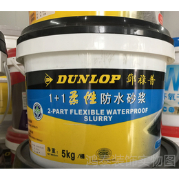邓禄普1+1防水砂浆 灰浆 厨房卫生间防水 5kg