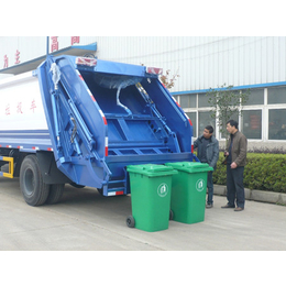 配合垃圾桶使用的密闭式压缩垃圾车价格