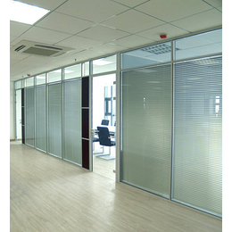 广州佛山办公室玻璃隔断 高隔间定制 单玻磨砂玻璃隔墙