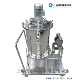 上海信步科技SHXB-JZ-200搅拌可移动不锈钢正压过滤器 