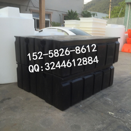 生产加工滚塑浮箱 养殖塑料浮箱 黑色长方形浮体批发