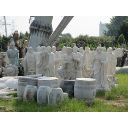 上海雕塑厂家定做人物石雕罗汉石雕工艺品