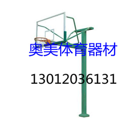 龙海市透明篮板地埋式圆管篮球架生产厂家缩略图