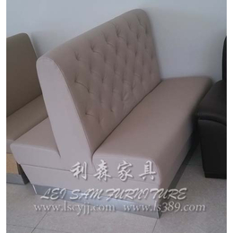  深圳酒店家具定制 餐饮餐椅卡座 弧形组合沙发