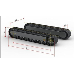 咸宁市履带底盘,威力特机械(在线咨询),行走履带底盘
