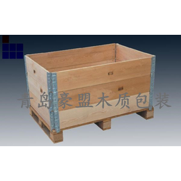 胶南围板箱 可折叠木箱互换使用质量好价格低欢迎来电咨询订购