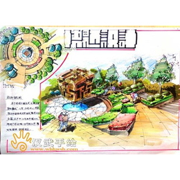 武汉景观手绘技法培训(图)|武汉景观手绘培训|汉武手绘