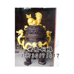 世隆雕塑|寺庙铜香炉价格|湖南铜香炉
