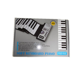 博锐电子琴厂家直销环保折叠软钢琴