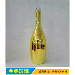 玻璃瓶厂_宜昌玻璃瓶厂_金鹏375ML洋酒瓶