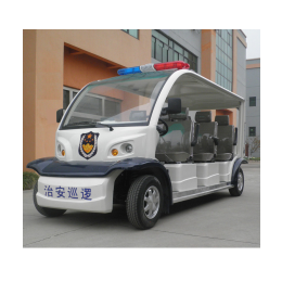 八座可装门的电动巡逻车 可装空调暖风的巡逻车