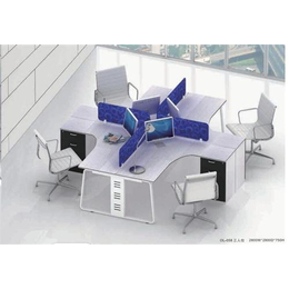 泰州职员办公桌定做、3人位职员办公桌的款式、梵迪家具(多图)