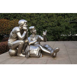 广州不锈钢雕塑校园文化雕塑人物不锈钢雕塑定做