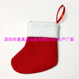 深圳毛绒玩具厂家定做糖果圣诞袜 迷你圣诞袜 圣诞树装饰品缩略图