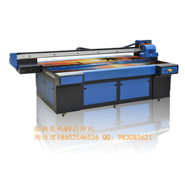 供应湖北武汉打印墙面砖图案的机器双喷头木塑板UV平板打印机
